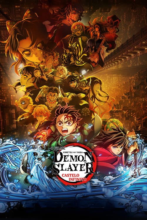 Pôster de Demon Slayer: Kimetsu no Yaiba Castelo Infinito