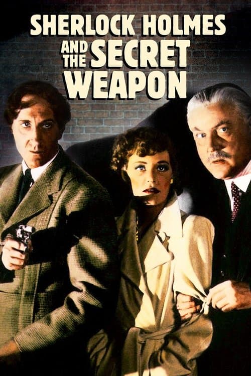 Pôster de Sherlock Holmes e a Arma Secreta