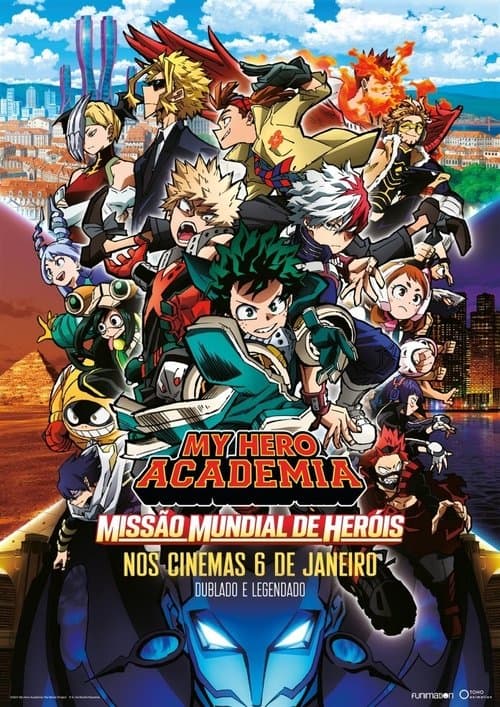Pôster de My Hero Academia: Missão Mundial de Heróis