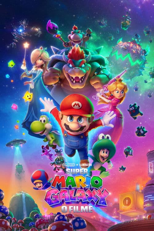 Pôster de Super Mario Galaxy: O Filme