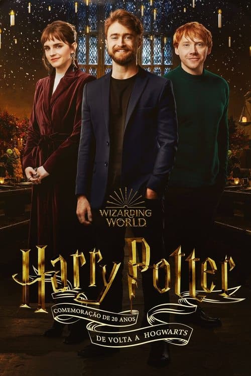 Pôster de Comemoração de 20 anos de Harry Potter: De Volta a Hogwarts