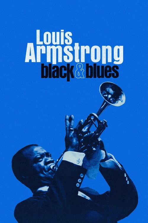 Pôster de Louis Armstrong - Black & Blues