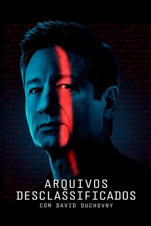 Pôster de Arquivos Desclassificados com David Duchovny