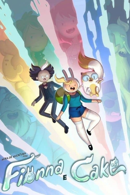 Pôster de Hora de Aventura com Fionna e Cake
