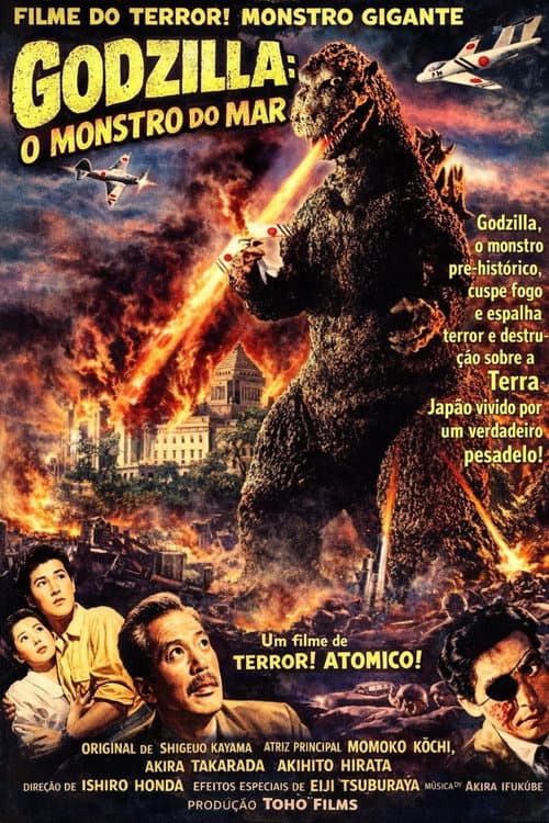 Pôster de Godzilla, O Monstro do Mar